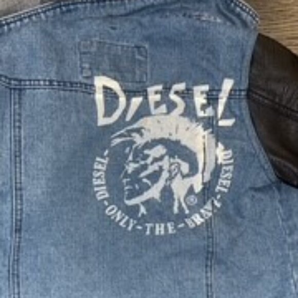 Boys Diesel Denim Jacket - Picture 3 of 4